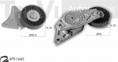 TREVI AUTOMOTIVE ka1021 -  Поликлиновой ременный комплект